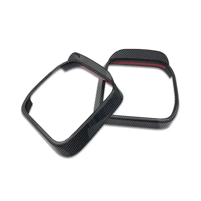 Garniture de couverture de sourcil de pluie de rétroviseur pour land rover défendre 2020 2021 2022 c