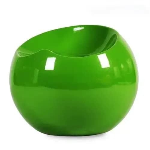 Pouf ottoman moderne Apple Creative pour salon, tabouret bas, tabouret à chaussures pour entrée, cha