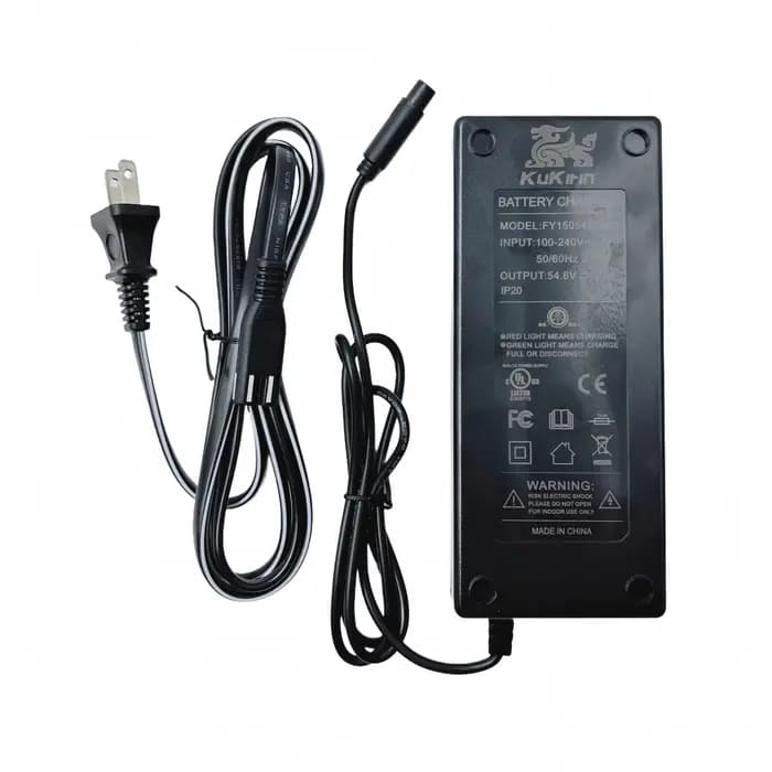 Chargeur au Lithium d'origine 54.6V 2.0a pour Scooter électrique Kukirin M4 Max Kugookirin M4max, pi
