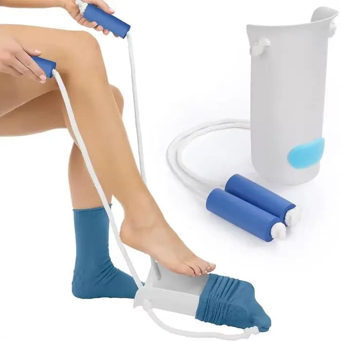 Pas de flexion aide à la chaussette facile à mettre et à enlever curseur de bas Donner dispositif d'