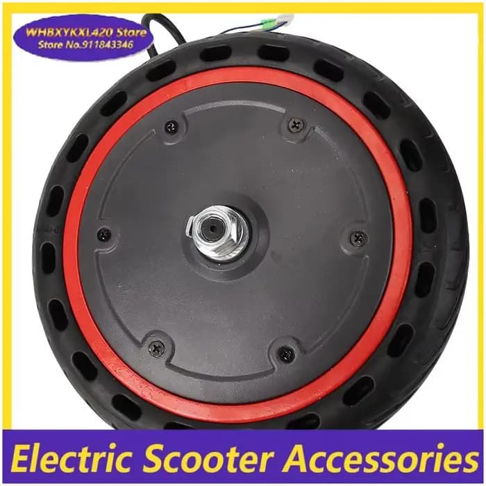 Pneu solide 36V 350W avec roue électrique pour roue motrice de moteur de scooter électrique roue de 