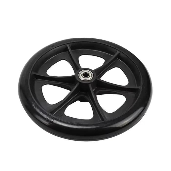 Remplacement universel de roue avant pour fauteuil roulant, pneu solide et Flexible de 6/8 pouces, r