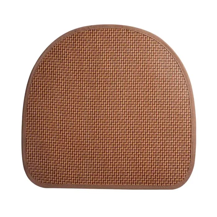 Coussin de chaise en rotin glacé super respirant, anti-transpiration, antidérapant, pour l'été, rési