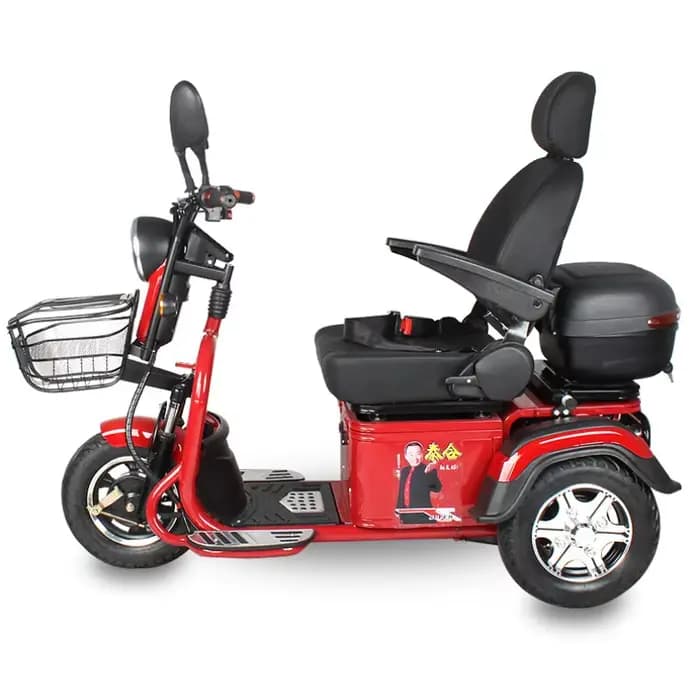 Scooter de mobilité à 3 roues pour personnes handicapées, 600W, 60V, petite famille, tricycle électr