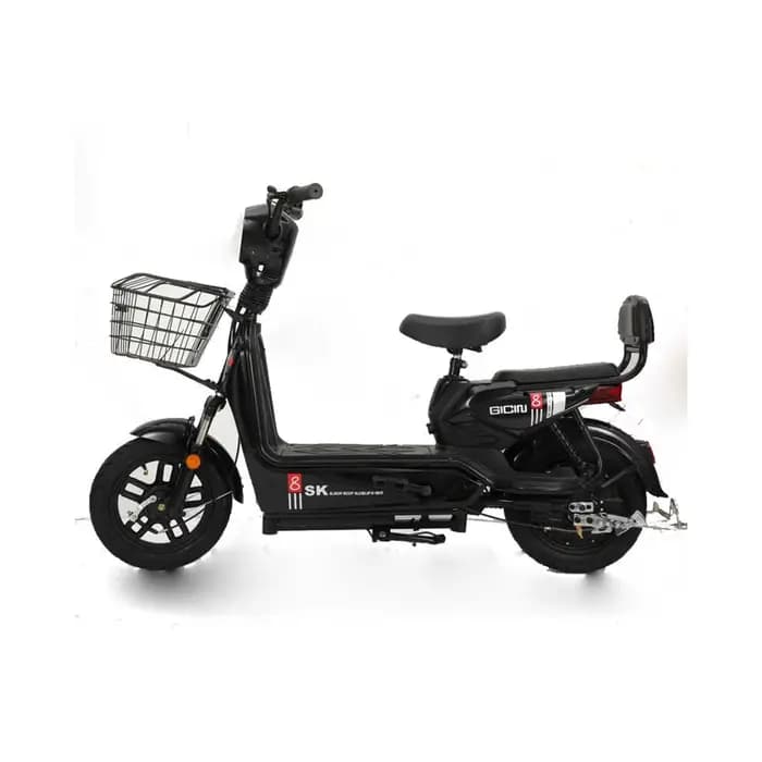 Scooter électrique urbain pour adultes, 14 pouces, moteur 48V 350W, batterie plomb-acide 12Ah, vente