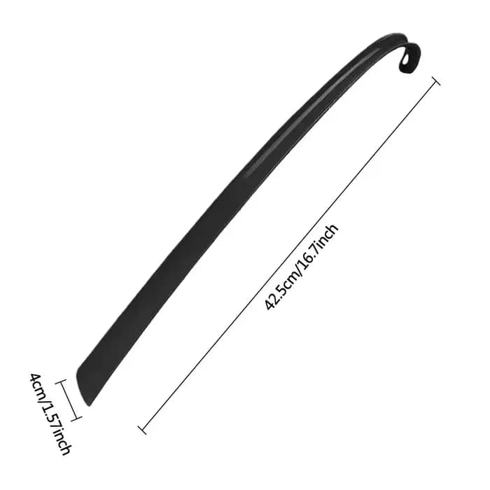 Chausse-pied de 42,5 cm pour seniors, chausse-pied long avec poignée confortable, aide à enfiler les