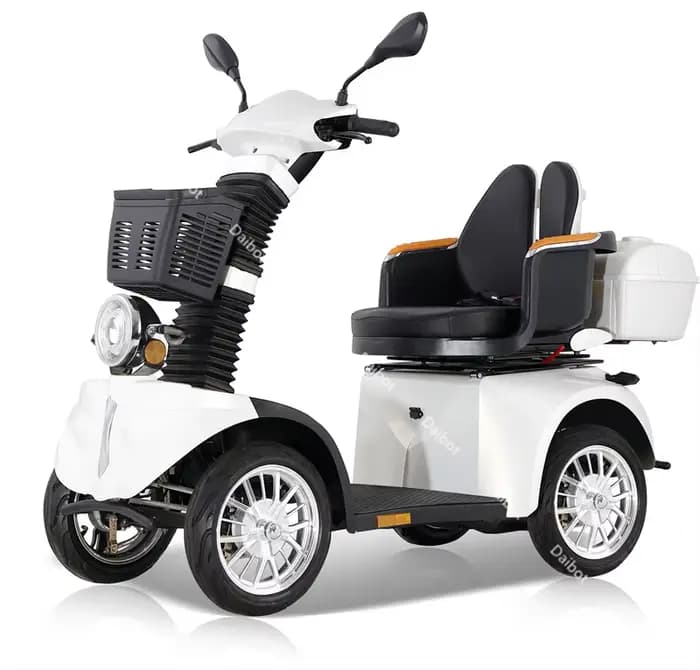 Stock ue Scooter de mobilité pliant électrique 4 roues Scooter électrique pour adultes puissance 100