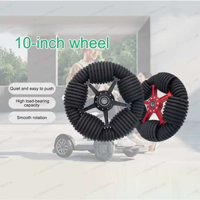 Roues omnidirectionnelles de 10 pouces, fauteuils roulants électriques pour personnes âgées, volants