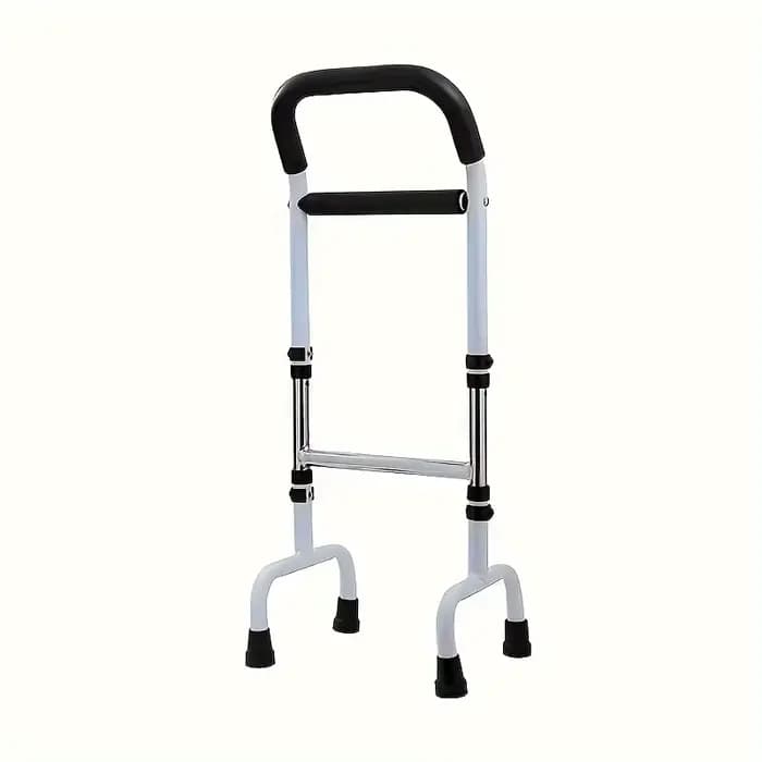 Une main courante de chevet avec trous perforés pour personnes âgées, une barre d'appui de chevet, u