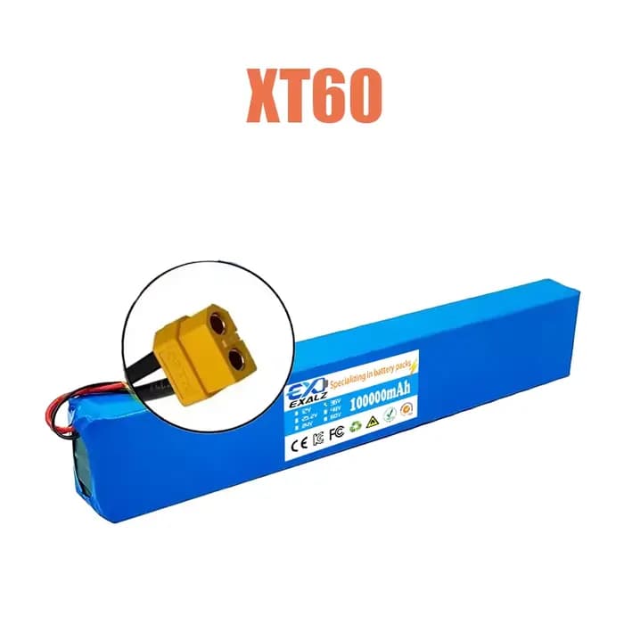 Batterie au lithium pour scooter électrique 10S4P 36V 100Ah, protégée par BMS, certifiée CE, recharg