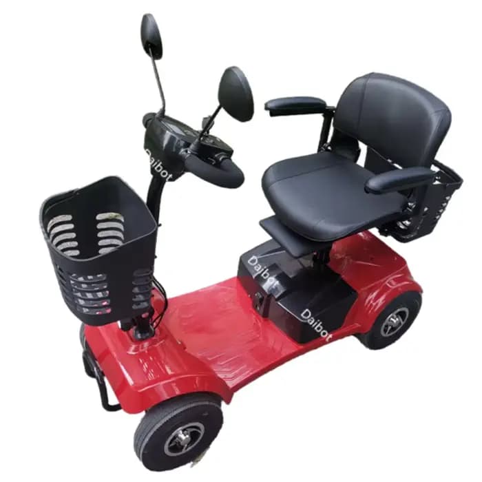 Trottinette de mobilité familiale pliante, 4 roues, 2 places, rotation à 365 °, batterie parfaite, p