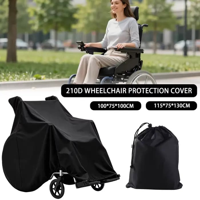 Housse de protection imperméable pour fauteuil roulant électrique, protection contre les intempéries