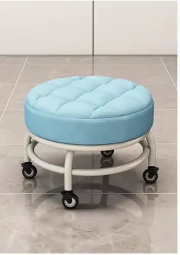Tabouret de scoot roulant confortable avec tabouret en Pu rotatif à 360 degrés pour les enfants en m