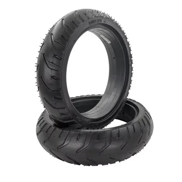 Pneu solide 9.0X2.125 pour scooter électrique, anti-crevaison, résistant à l'usure, léger, pour une 