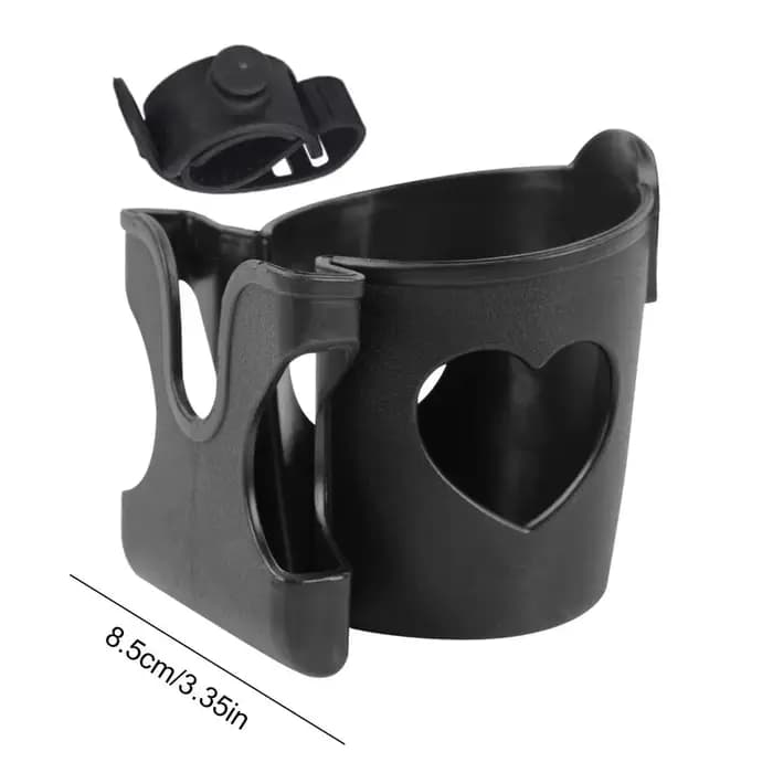 Support de tasse réglable pour déambulateur, porte-gobelet rotatif à 360 degrés pour fauteuil roulan