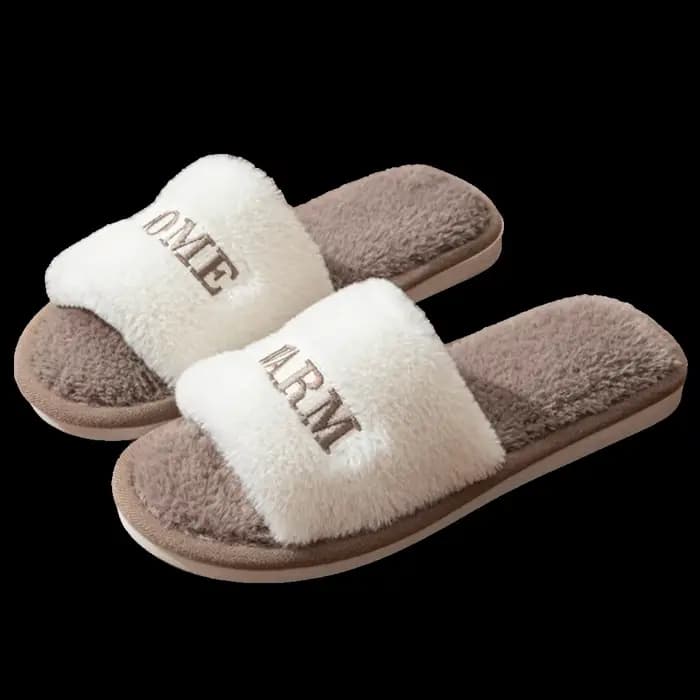 Pantoufles moelleuses confortables, douces et décontractées, chaudes et antidérapantes pour femmes, 