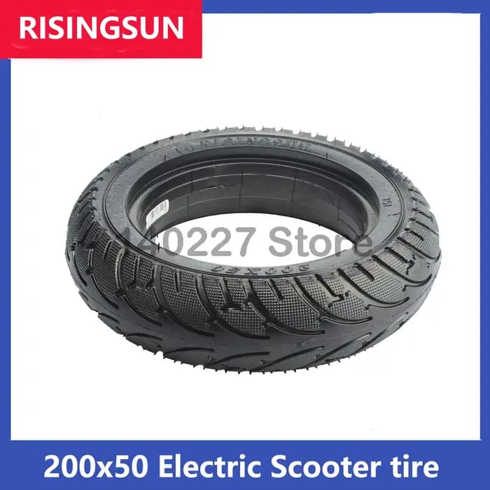 RISINGSUN 200x50 pneu solide 8 pouces pneu Tubeless 200*50 pneu antidéflagrant Non gonflable pour mo