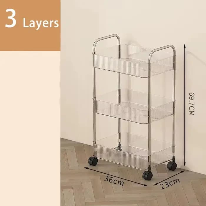 Étagère Mobile avec roue, support de rangement multicouche, chariot de maison pour collations, organ