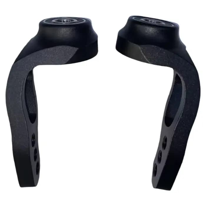 Une paire de fourches de roue avant pour fauteuil roulant, fourche avant simple face, alliage d'alum