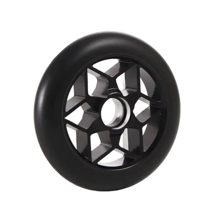 Roues de Scooter silencieuses de 110mm, roues épaisses colorées en Pu de remplacement, roues de Scoo