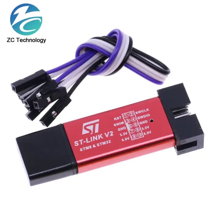 ST-Link V2 stlink mini STM8 STM32 ST LINK simulateur télécharger programmation avec couvercle