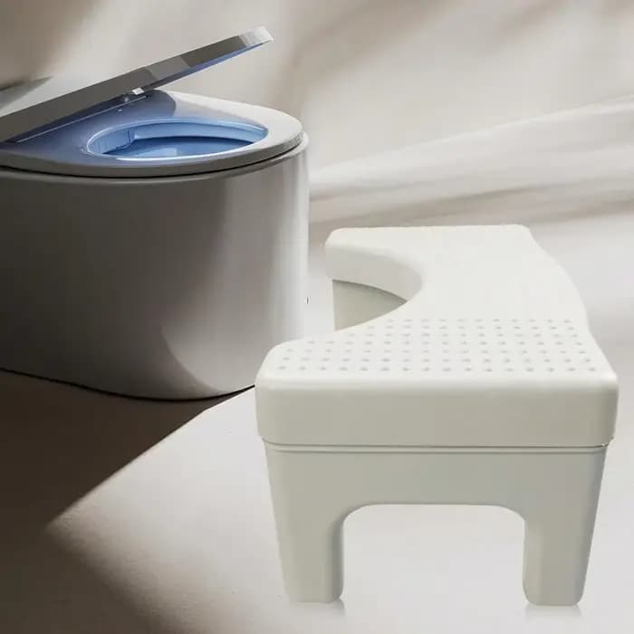 Repose-pieds de salle de bain à double usage et tabouret de toilette antidérapant, adapté comme aide