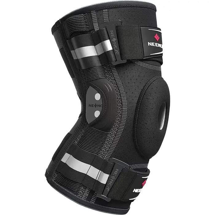 NEENCA genouillère articulée pour douleur au genou soutien du genou avec stabilisateurs latéraux sou