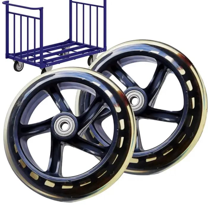 Roues Silays euses pour Scooter Électrique, 2 Pièces, Pneus Solides, 145/180/200mm