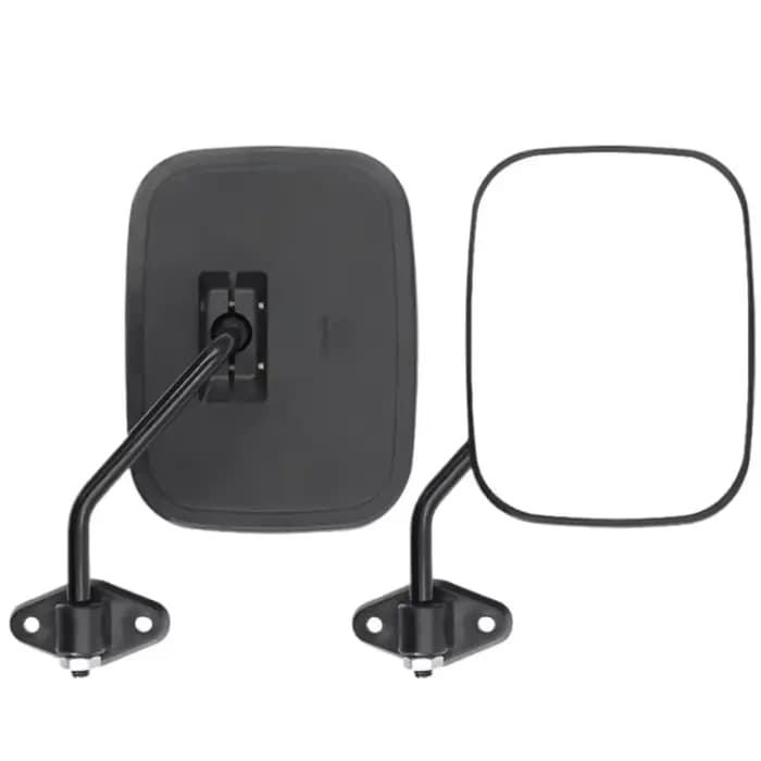 1 paire de rétroviseurs pour Tricycle électrique fermé, réglage rotatif à 360 degrés, miroir convexe