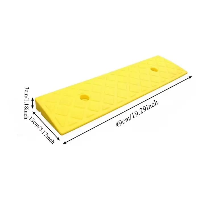 Rampe de seuil portable de 3 à 10 cm, rampe de seuil en caoutchouc robuste, antidérapante, pour voit
