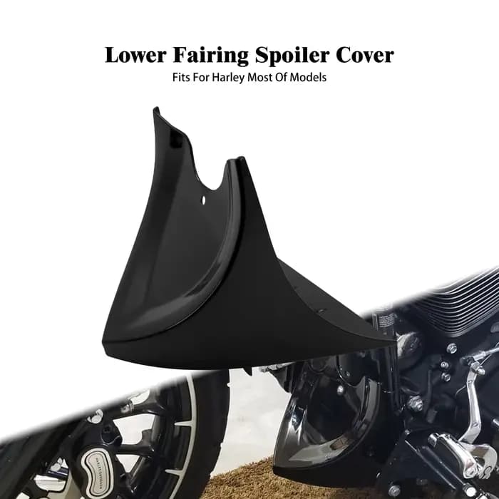 Carénage de becquet de menton inférieur avant de moto, couvercle de barrage d'air pour Harley Softai
