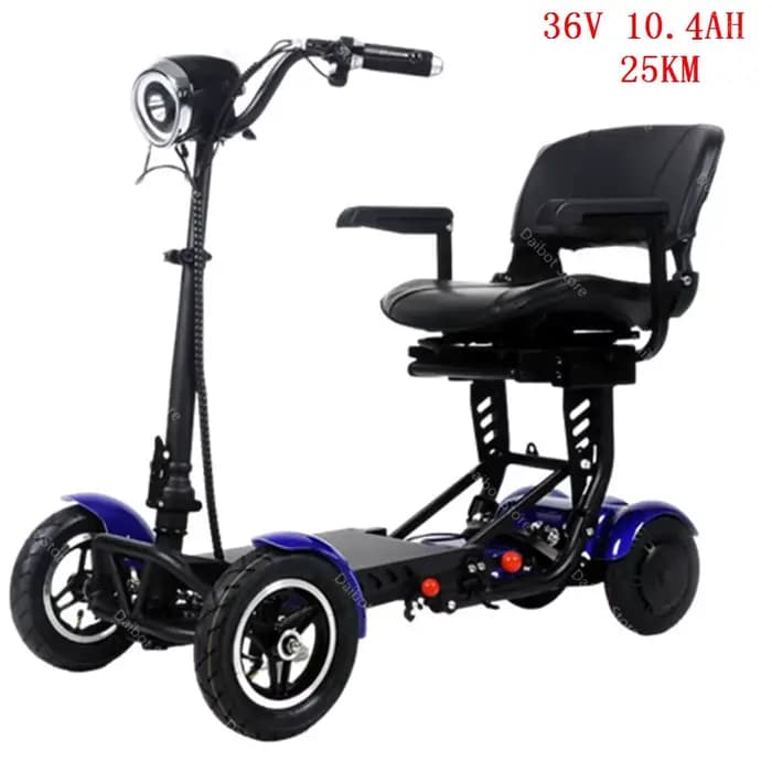 Scooter électrique tout Terrain pliable léger pour personnes âgées 500W 36V Scooter de mobilité plia