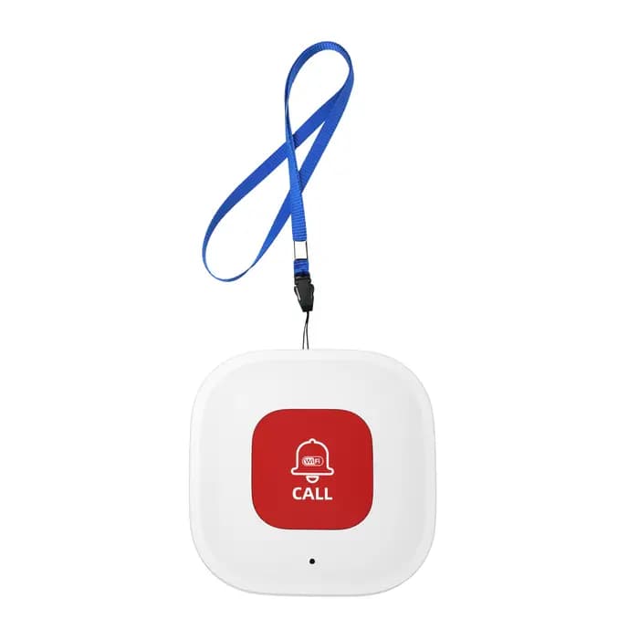 Téléavertisseur intelligent sans fil WiFi pour soignant âgé, bouton d'appel SOS, système d'alerte mé