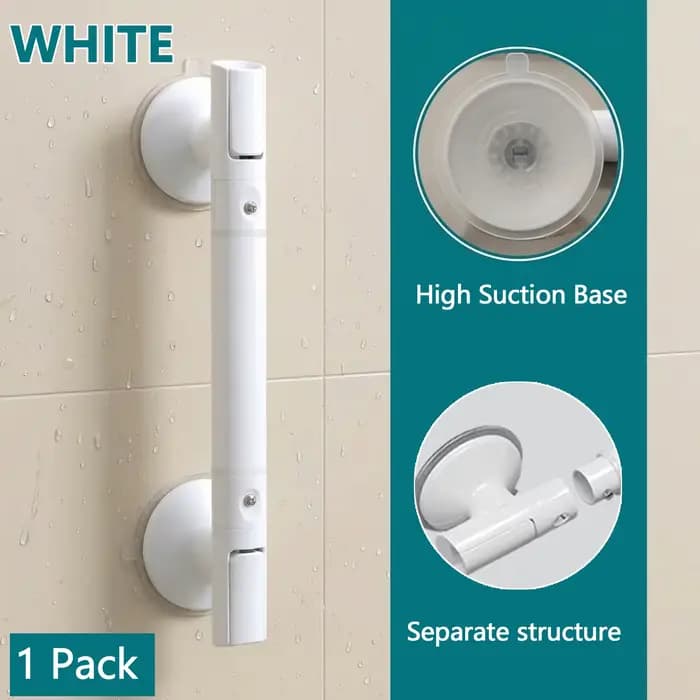 Barre d'appui antidérapante pour salle de bain, toilettes et douche, pour personnes âgées, fixation 