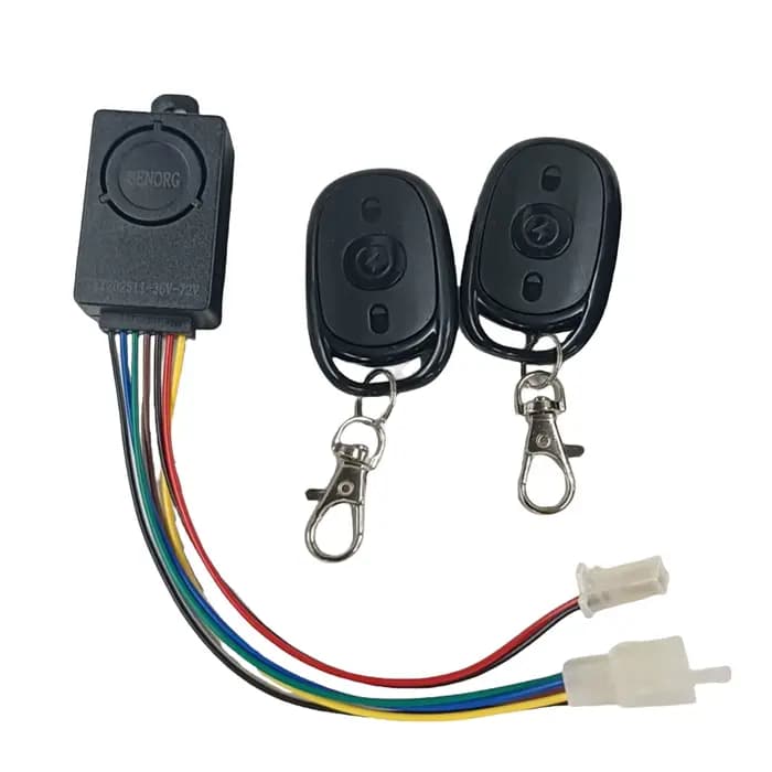 Système d'alarme antivol pour vélo électrique 36-72V 125dB, scooter électrique intelligent, sécurité