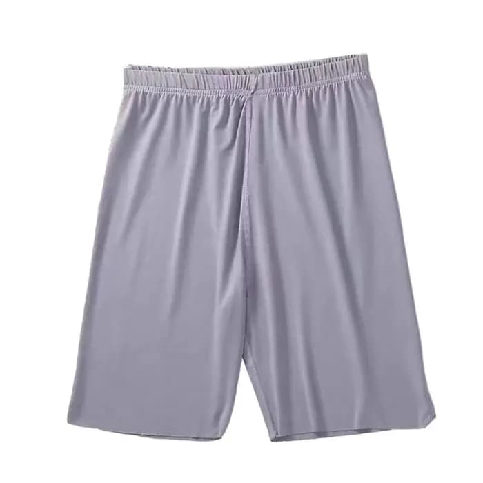 Short d'été confortable pour homme, short de pyjama avec taille élastique, tissu respirant, longueur