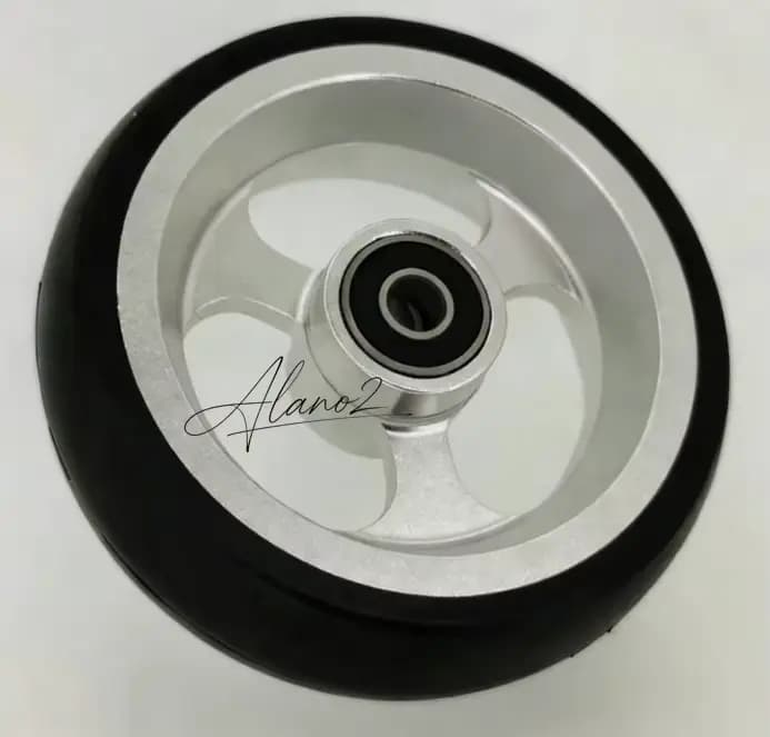 Roues pivotantes avant Alano de 4 pouces pour fauteuils roulants légers de sport