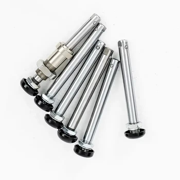 1 paire d'axes à dégagement rapide pour roue arrière de fauteuil roulant, accessoires pour déambulat