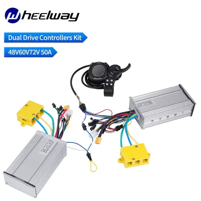 Contrôleur de conduite avec écran LCD coloré, accélérateur pour scooter électrique, 48V, 60V, 72V, 5