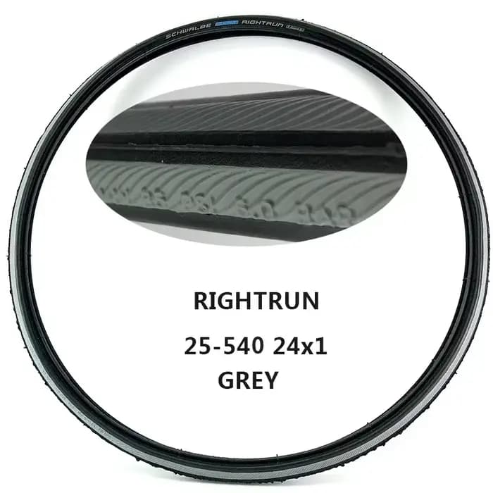 SCHWALBE RIGHTRUN 24 pouces 25-540 24x1 pneu en acier pour fauteuil roulant k-guard 3 pneu anti-coup