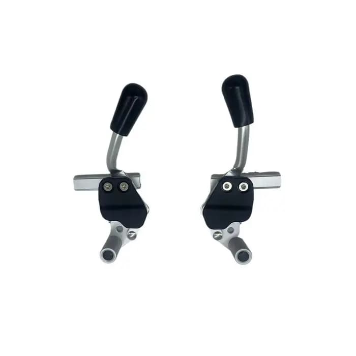 Accessoires de frein pour fauteuil roulant, en alliage d'aluminium, flexible, résistant, résistant à
