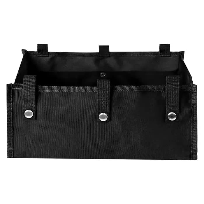 Déambulateur pliable portable avec panier, grande capacité, pochette réutilisable sous le siège, org