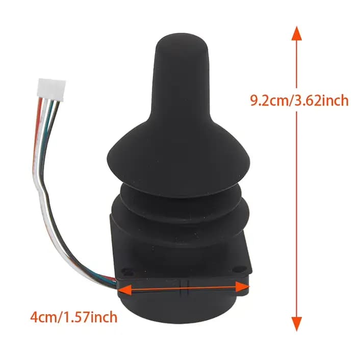 Contrôleur de Joystick pour fauteuil roulant électrique, utilisation Flexible, Rotation à 360 degrés