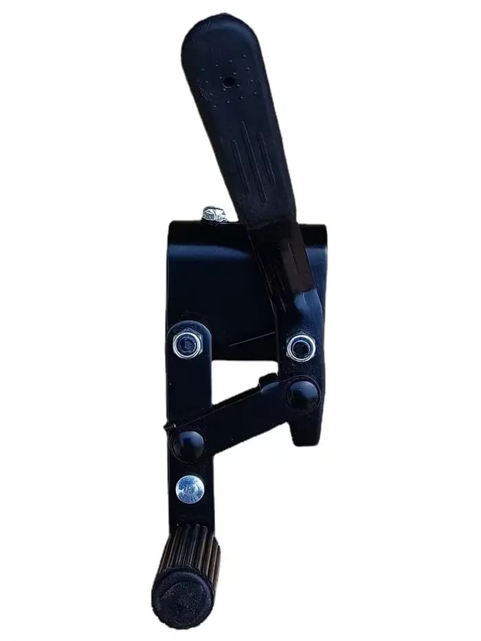 Frein à main pour fauteuil roulant, vis à trou supérieur et inférieur, roue arrière fixe, double fre