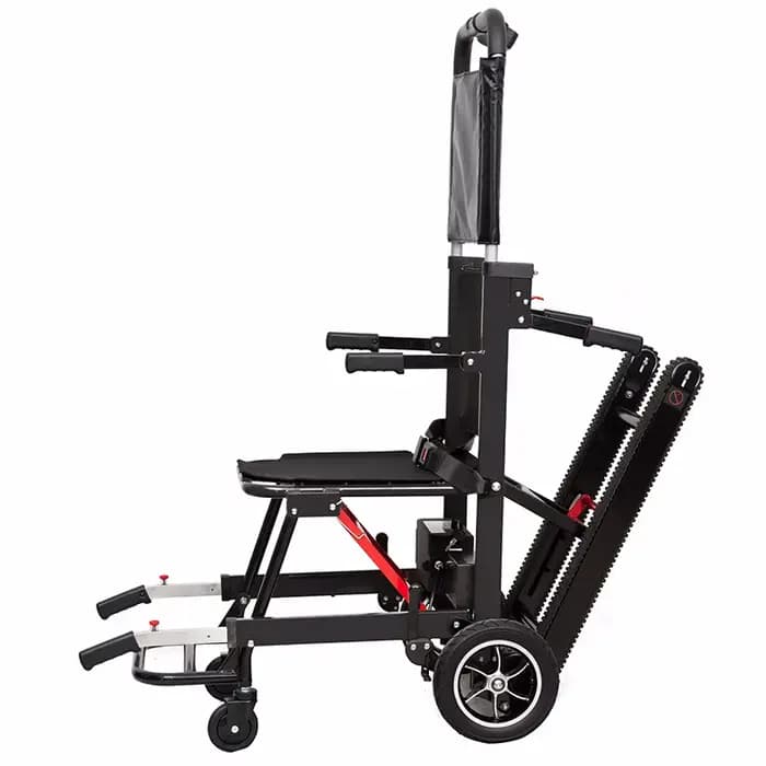 Fauteuil roulant motorisé pour escaliers, pliable, capacité de charge maximale 160 kg, alimenté par 