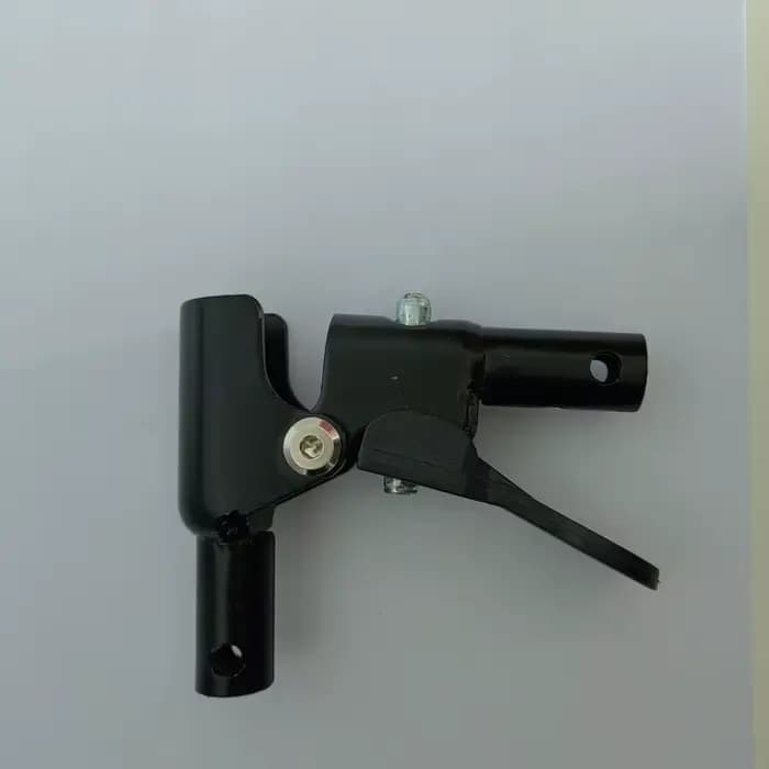 2 pièces d'accessoires pour fauteuil roulant électriques pliants avec dossier noir électroplaqué