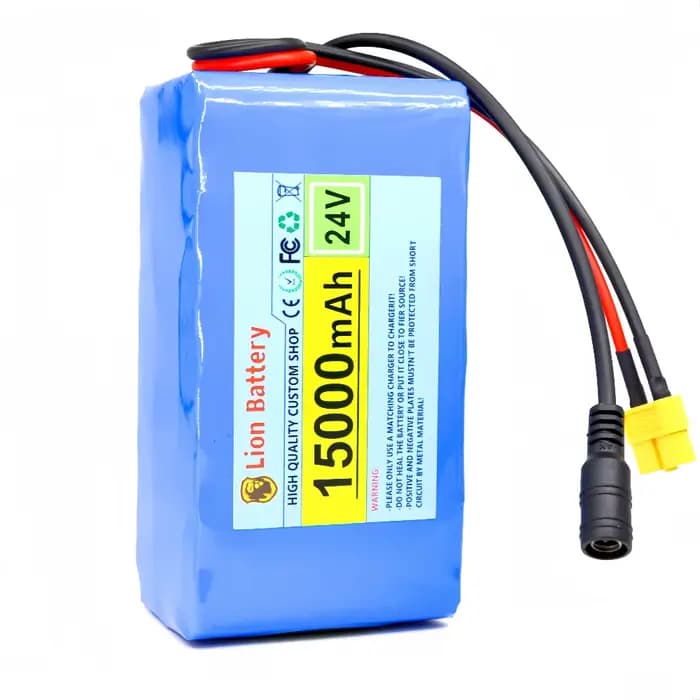 Batterie au lithium 24 V 15 Ah pour fauteuils roulants |   Pack rechargeable 7S3P 18650 15 000 mAh |