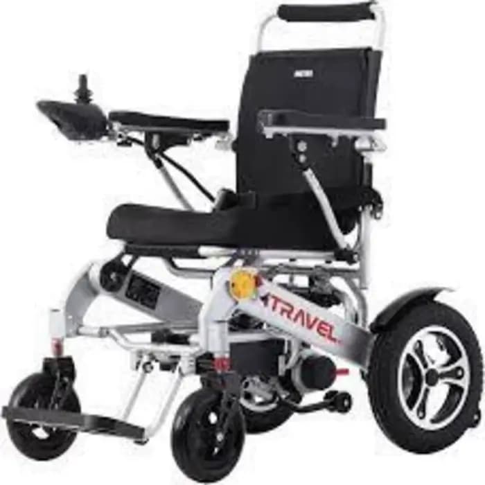 Fauteuil roulant électrique pliable léger avec moteur sans balais, capacité de 12 kg et roues pour p