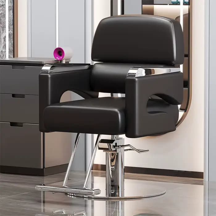 Chaise de barbier pour spa à domicile, dossier bas renforcé, chaise de salon antidérapante, résistan