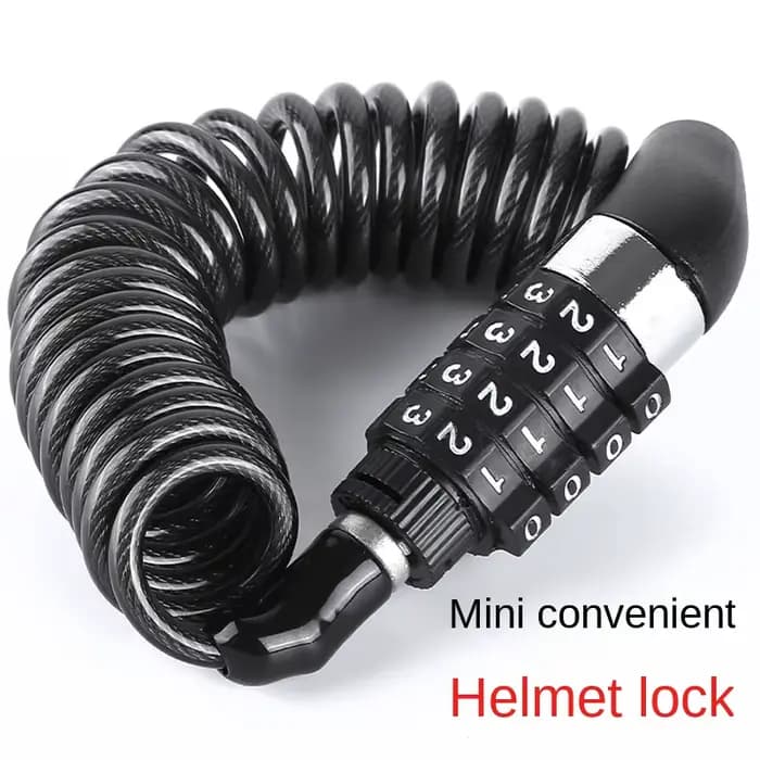 Serrure de vélo serrure à chaîne en fil d'acier VTT moto Code antivol serrure à câble métallique en 